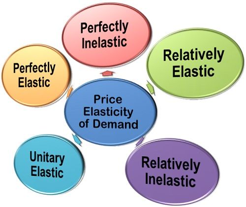 types of elasticity in economics